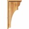 Ekena Millwork Yorktown Rough Sawn Corbel w/Backplate, Western Red Cedar, 8"W x 12"D x 24"H COR08X12X24YOR01RWR - alternate 3